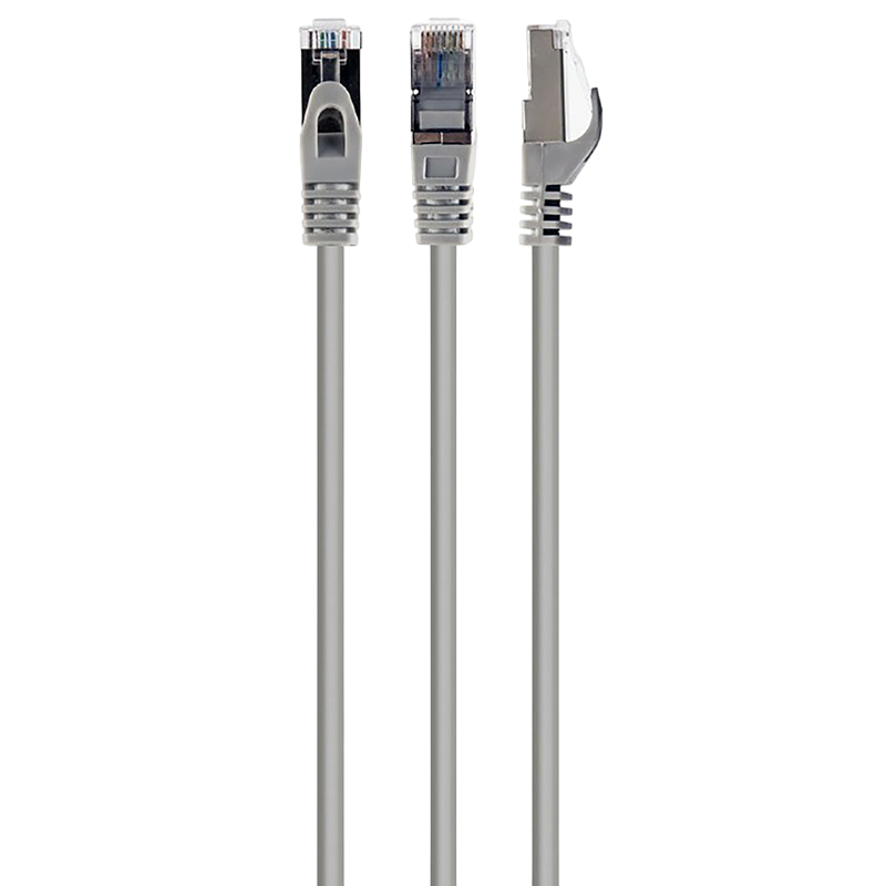 2a63f2a2-fec5-4e71-aa8e-0416a6ecb222 Patch Cord Cat.6/FTP, 3m, Gray PP6-3M, Cablexpert - Image 1