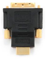 Adaptor Video Cablexpert A-HDMI-DVI-1, HDMI (M) - DVI-I (M), Negru - imagine 3