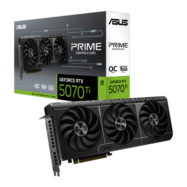 Placă Video ASUS Prime OC RTX5070Ti, 16GB GDDR7 256bit