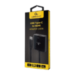 Cablu Video Cablexpert A-CM-HDMIF-04, USB 3.1 Type-C (M) - HDMI (F), 0.15 m, Negru - Image 4