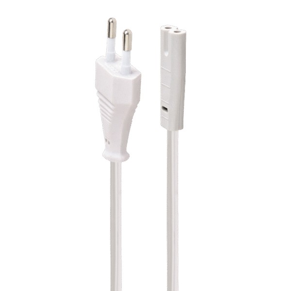 Cablu de alimentare Cablexpert PC-184/2-W, 1,8m, Alb