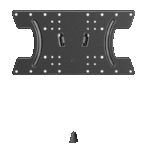 Suport fixat pe perete Gembird WM-65F-03, Negru - imagine 2
