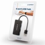 Adaptor Hub Gembird UHB-U2P4-04, Negru - Image 5