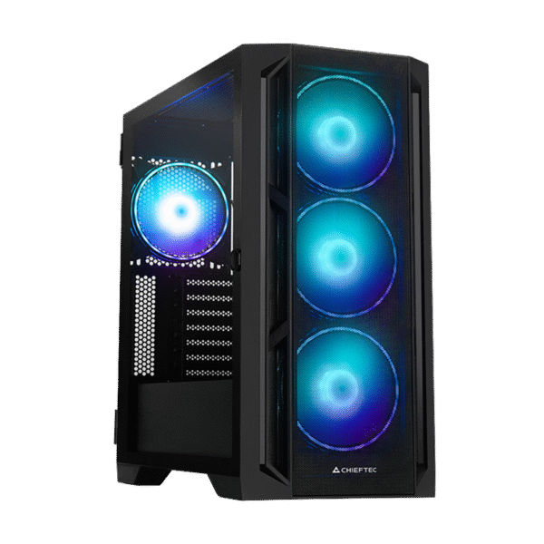 Carcasă PC Chieftec APEX Lumo, Midi-Tower, Fără PSU, Negru