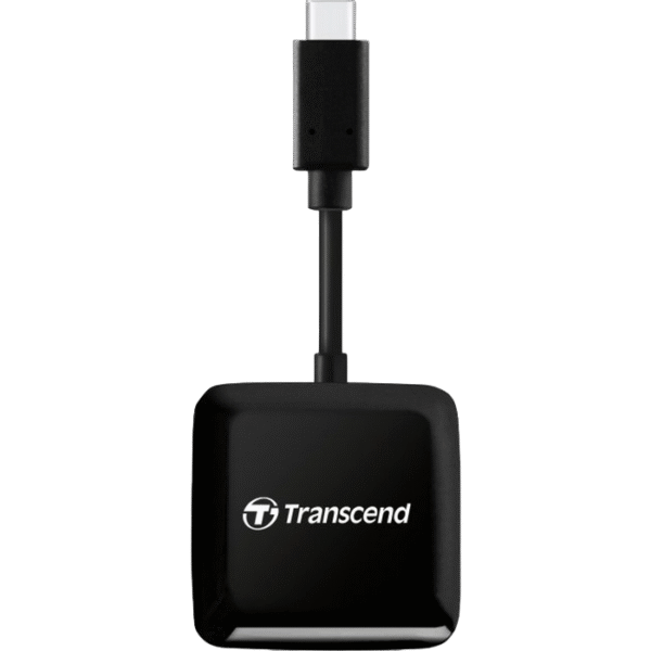 Cititor de carduri Transcend TS-RDC3, USB Type-C, Negru