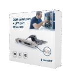 Placă de extensie PCI-Express Gembird PEX-COMLPT-01, Multicolor - Image 4