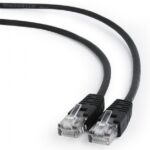 Patch cord Cablexpert PP12-0.25M/BK, CAT5e UTP, 0,25m, Negru - Image 2