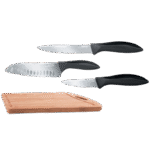 Set de Cuțite Rondell RD-462, Negru | Argintiu
