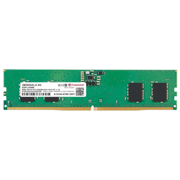Memorie RAM Transcend JetRam, DDR5 SDRAM, 5600 MHz, 8GB, JM5600ALG-8G