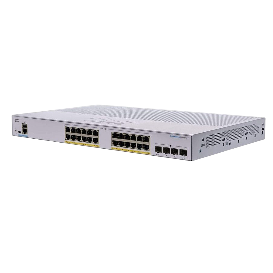 35c514fe-fa89-4760-9c7b-ba51f1d95a48 24-port Gigabit PoE Managedt Switch Cisco CBS350-24P-4X, 4 x 10G SFP+ - Image 1