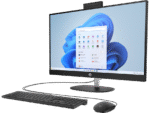 Computer All-in-One HP 7X9W4EA, 27", Intel Core i5-1335U, 16GB/512GB, FreeDOS, Negru - imagine 3