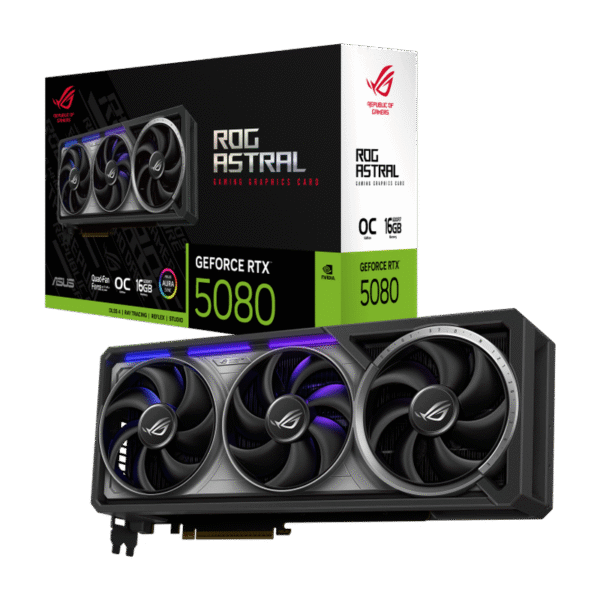 Placă Video ASUS ROG-ASTRAL-RTX5080-O16G-GAMING, 16GB GDDR7 256bit