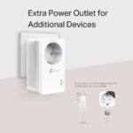 Powerline Adapter  TP-LINK TL-PA7017P KIT, AV1000, 1000 Mbps, Alb - Image 5