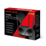 Router fără fir MERCUSYS MR80X, Negru - imagine 5