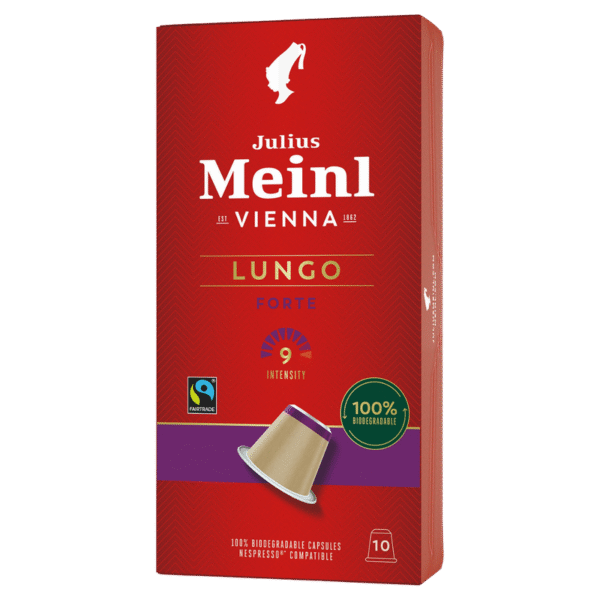 Cafea Julius Meinl Lungo Forte, 10 buc