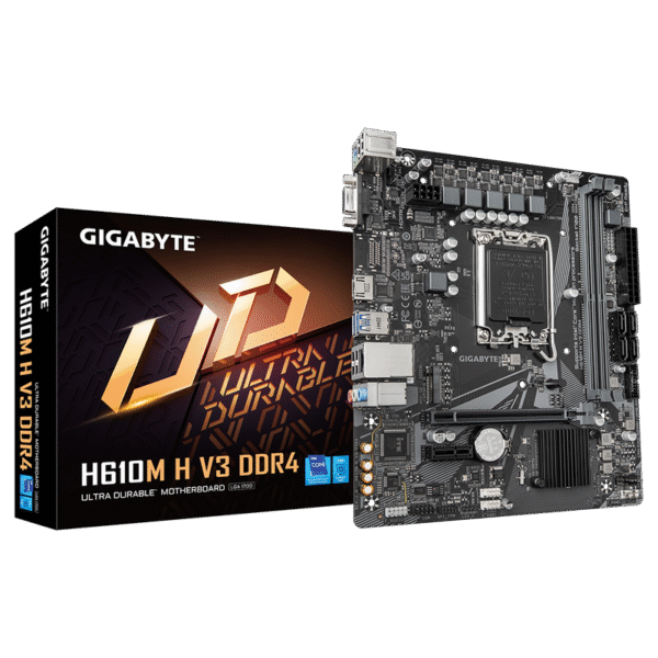 Placă de bază Gigabyte H610M H V3 DDR4, LGA1700, Intel H610, Micro-ATX