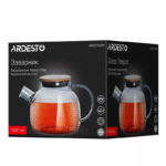 Ceainic cu infuzor Ardesto Graphite AR3010GR, 1L, Gri - Image 2