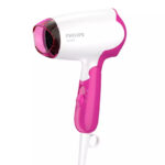 Uscător de păr compact Philips DryCare Essential BHD003/00, 1400 W, Alb | Roz - Image 5