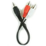 Audio Adaptor Cablexpert CCA-458/0.2, 3.5mm 3-pin (M) - 2x RCA (M), 0,2m, Negru - Image 6