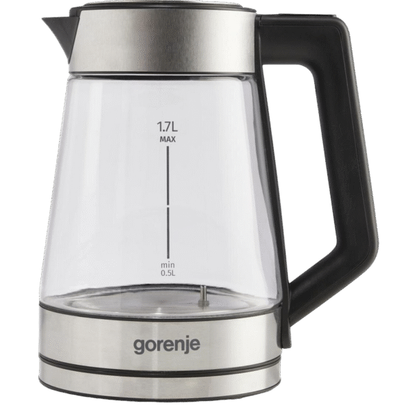 Fierbător electric Gorenje K17TRG, Oțel Inoxidabil | Negru