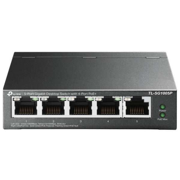 Comutator PoE TP-LINK TL-SG1005P, 4x IEEE 802.3af/at