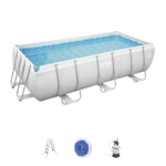 Piscină cu cadru metalic Bestway 56442, 6770L, Gri, 56442 - Image 6
