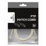 Patch cord Cablexpert PP22-1.5M, Cat5e FTP, 1,5m, Gri - imagine 2