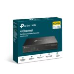Înregistrator video TP-LINK VIGI NVR1004H-4P, Negru - imagine 8