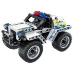 Constructor XTech Pull Back Police Car