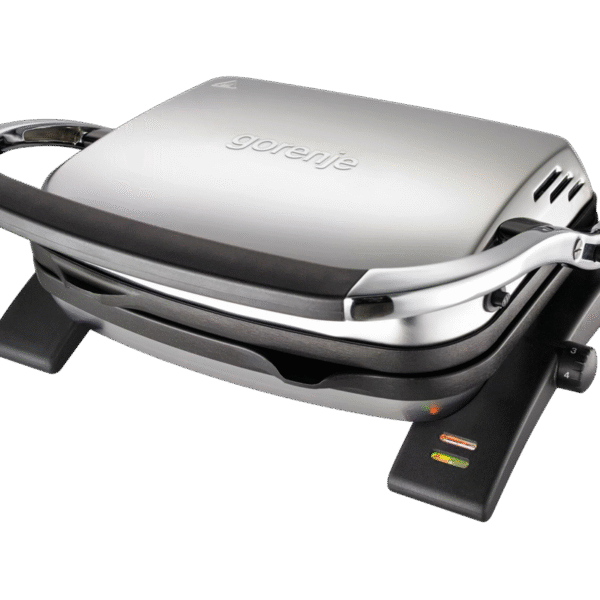 Grătar electric Gorenje CONTACT GRILL KR1800EPRO, 1800W, Argintiu