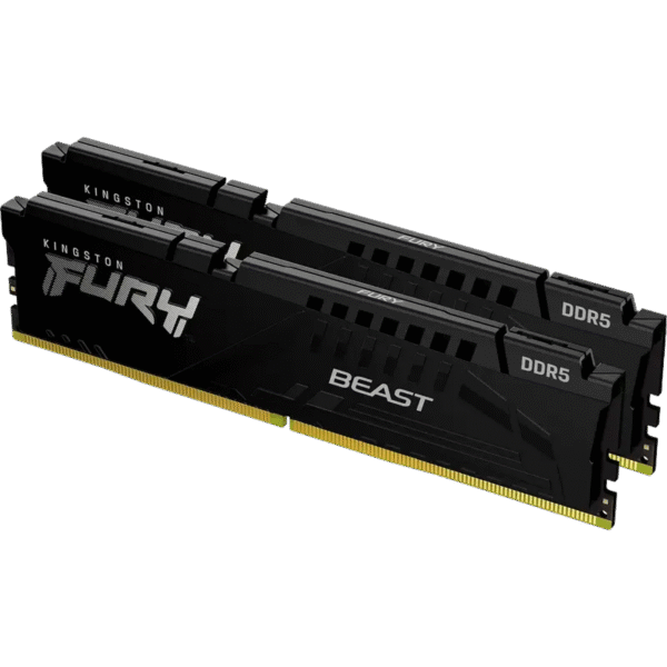 Memorie RAM Kingston FURY Beast, DDR5 SDRAM, 6400 MHz, 32GB, KF564C32BBEK2-32