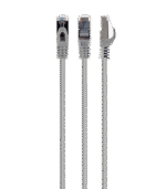 Cat.6A SFTP  30m, Grey, Copper, PP6A-LSZHCU-30M, Cablexpert, Low Smoke Zero Halogen (LSZH)