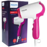 Uscător de păr compact Philips DryCare Essential BHD003/00, 1400 W, Alb | Roz - Image 3