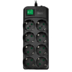 Prelungitor electric SVEN SV-021610, 8 Prize, 3m, Negru