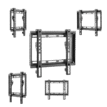 Suport fixat pe perete Gembird WM-42F-04, Negru - imagine 11
