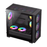 Carcasă PC Gamemax Defender MB, Mini-Tower, Fără PSU, Negru - Image 6