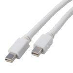 Cablu Video APC Electronic AP531037, MiniDP (M) - miniDP (M), 0,45m, Alb