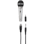 Microfon Karaoke Thomson M151, Fără fir/Cu fir, Argintiu