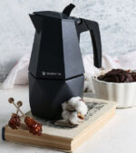 Cafetieră gheizer Polaris Kontur-4C, Negru - Image 2