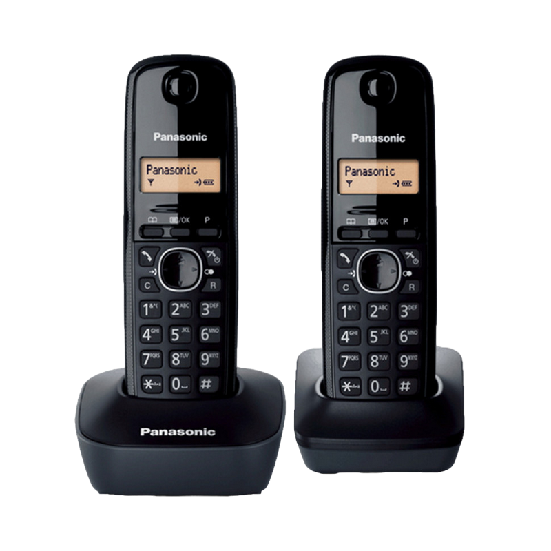 45926426-1bd1-44ef-a10d-59291f47eb0b Telefon DECT Panasonic KX-TG1612, Gri - Image 1