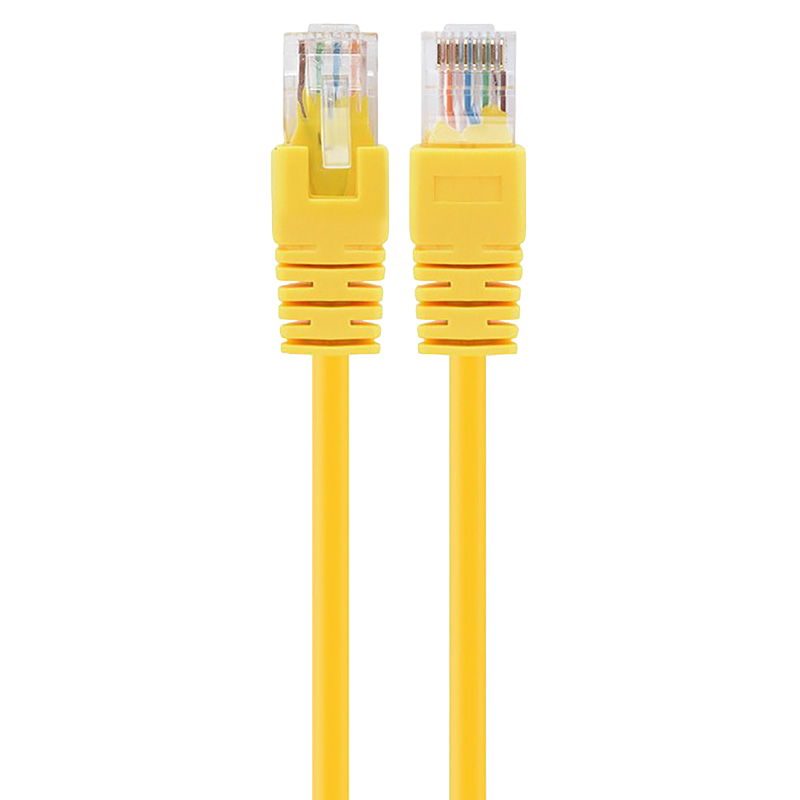 45f7e495-a466-4eeb-b3ef-730d1fa210d6 Patch cord Cablexpert PP12-5M/Y, CAT5e UTP, 5m, Galben - Image 1