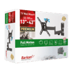 Suport TV de perete  BARKAN 2400, Negru - Image 5