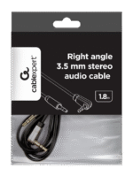 Cablu audio Cablexpert CCAP-444L-6, 3.5mm 3-pin (M) - 3.5mm 3-pin (M), 1,8m, Negru - imagine 4
