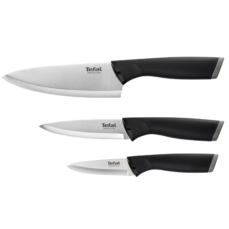46e6fd01-7405-4755-97fe-24a83ff197af Set de Cuțite Tefal K221S375, Negru | Argintiu - Image 1
