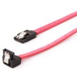 Cable Serial ATA III   30 cm data, 90 degree connector, metal clips, Cablexpert CC-SATAM-DATA90-0.3M - Image 6