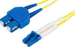 Patch cord APC Electronic SC-LC-3S, 3m, Galben