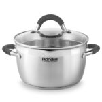 Cratiță Rondell RDS-024, 3,2L, 20cm, Grey - Image 5