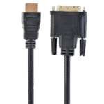Cablu Video Cablexpert CC-HDMI-DVI-7.5MC, HDMI (M) - DVI-I (M), 7,5m, Negru