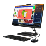 Computer All-in-One Lenovo IdeaCentre AIO 3 24ALC6, 23,8", AMD Ryzen 7 7730U, 16GB/512GB, Fără SO, Negru - imagine 9