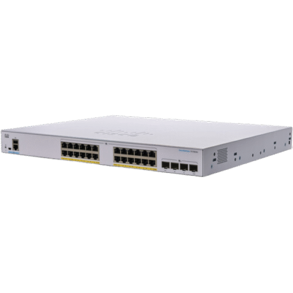 24-port Gigabit Full PoE Managedt Switch Cisco CBS350-24FP-4X, 4 x 10G SFP+